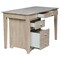 International Concepts 2 drawer File Cabinet with Desk 26 in D X 26 H, 30 W X Hardwood, Unfinished K-OF-51-41 - alternate 4